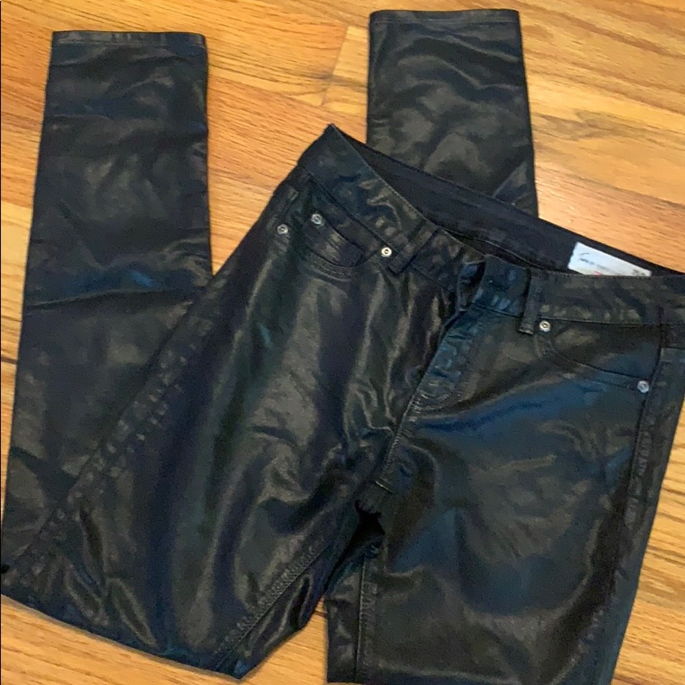Pleather pants